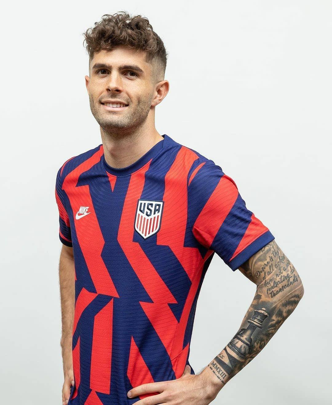 Camisa Seleção Estados Unidos II 22/23 Nike - Azul e Vermelho - Loja da Seven Oficial