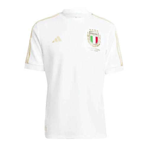 Camisa Seleção Itália 23/24 125 Anos - Branco - Loja da Seven Oficial