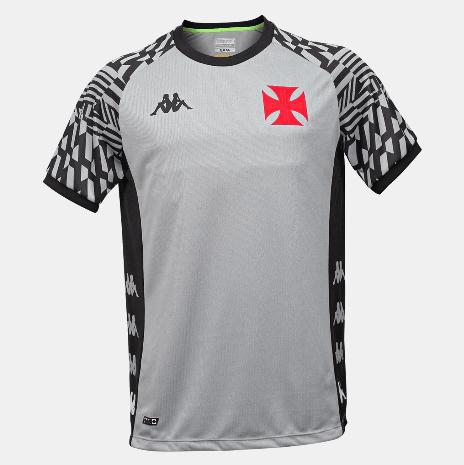 Camisa Treino Vasco III 22/23 Kappa - Cinza - Loja da Seven Oficial