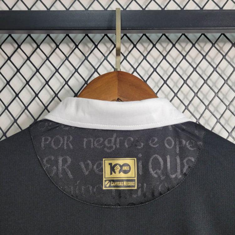 Camisa Vasco Feminino 23/24 Kappa - Camisa Negra - Loja da Seven Oficial