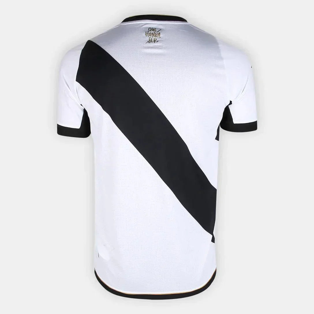 Camisa Vasco I 23/24 Kappa - Branco com listra Preta - Loja da Seven Oficial