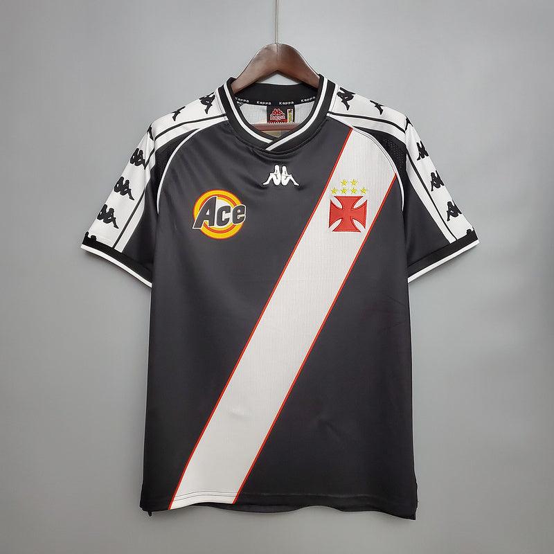 Camisa Vasco Retrô 2000 Preta - Kappa - Loja da Seven Oficial