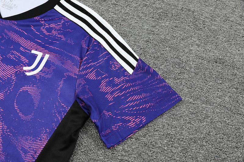 Camiseta Juventus 23/24 - Treino - Roxo - Loja da Seven Oficial