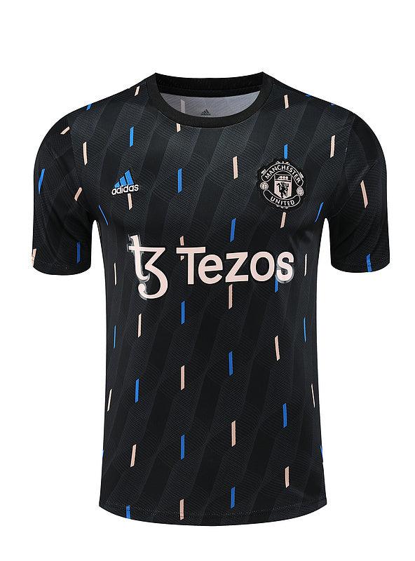 Camiseta Manchester United 23/24 - Treino - Preto - Loja da Seven Oficial