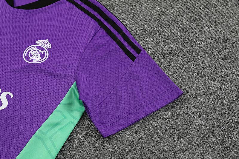 Camiseta Real Madrid 23/24 - Treino - Roxo - Loja da Seven Oficial