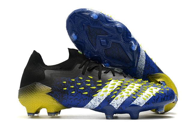 Chuteira Campo Adidas Predator Freak .1 Black/Blue/Yellow - Low - Loja da Seven Oficial