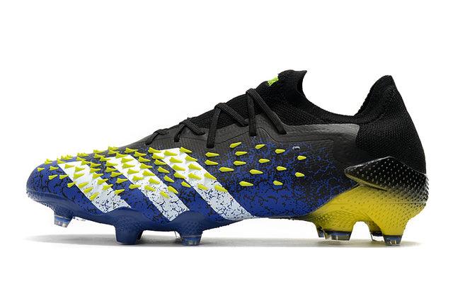 Chuteira Campo Adidas Predator Freak .1 Black/Blue/Yellow - Low - Loja da Seven Oficial