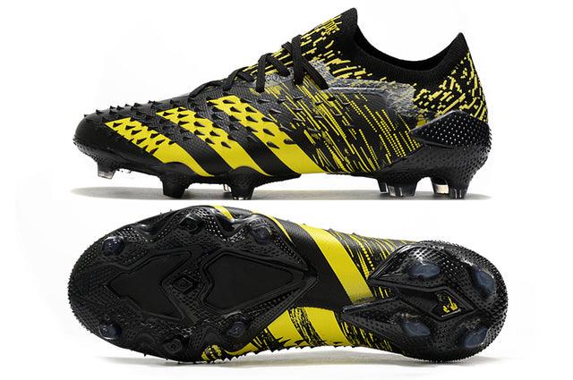 Chuteira Campo Adidas Predator Freak .1 Black/Yellow - Low - Loja da Seven Oficial