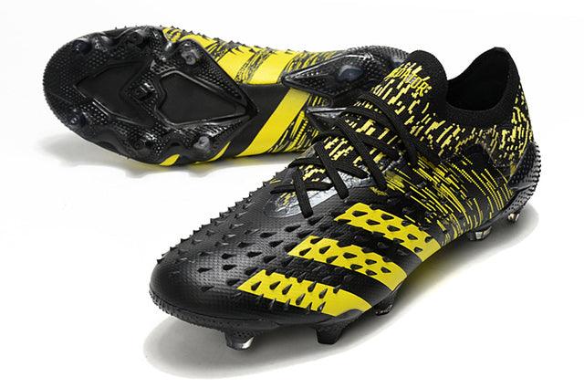 Chuteira Campo Adidas Predator Freak .1 Black/Yellow - Low - Loja da Seven Oficial