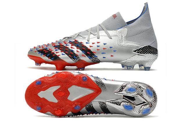 Chuteira Campo Adidas Predator Freak.1 FG Gray - Cano Alto - Loja da Seven Oficial