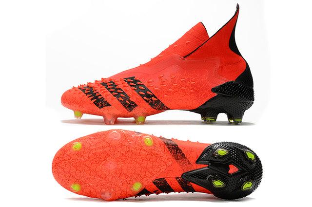 Chuteira Campo Adidas Predator Freak .1 FG Red - Cano Alto - Loja da Seven Oficial