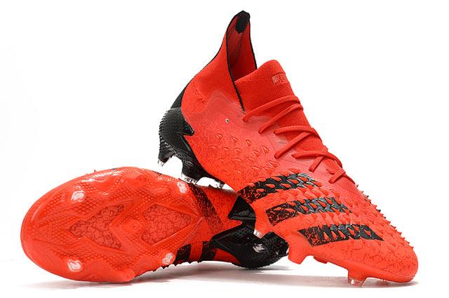 Chuteira Campo Adidas Predator Freak .1 FG Red - Cano Alto - Loja da Seven Oficial