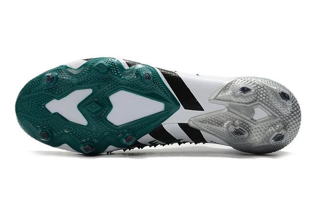 Chuteira Campo Adidas Predator Freak .1 FG White and Green - Cano Alto - Loja da Seven Oficial