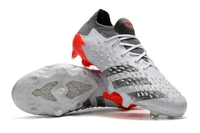 Chuteira Campo Adidas Predator Freak .1 FG White/Iron Metallic/Solar Red - Low - Loja da Seven Oficial