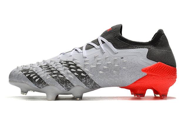 Chuteira Campo Adidas Predator Freak .1 FG White/Iron Metallic/Solar Red - Low - Loja da Seven Oficial