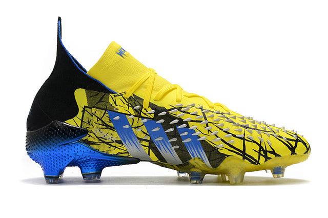 Chuteira Campo Adidas Predator Freak .1 FG Xmen/Black/Yellow/Blue - Cano Alto - Loja da Seven Oficial