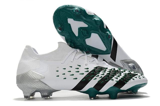 Chuteira Campo Adidas Predator Freak .1 White and Green - Low - Loja da Seven Oficial