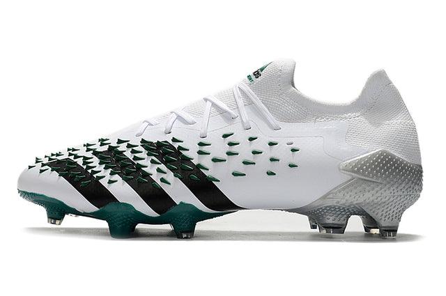 Chuteira Campo Adidas Predator Freak .1 White and Green - Low - Loja da Seven Oficial