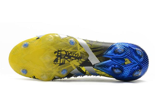 Chuteira Campo Adidas Predator Freak .1 Xmen/Black/Yellow/Blue - Low - Loja da Seven Oficial