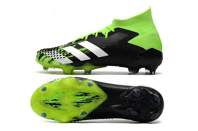 Chuteira Campo Adidas Predator Mutator .1 FG Black/Green - Cano Alto - Loja da Seven Oficial