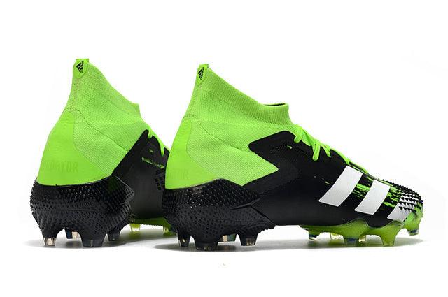 Chuteira Campo Adidas Predator Mutator .1 FG Black/Green - Cano Alto - Loja da Seven Oficial