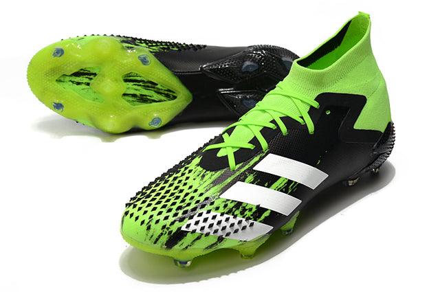 Chuteira Campo Adidas Predator Mutator .1 FG Black/Green - Cano Alto - Loja da Seven Oficial