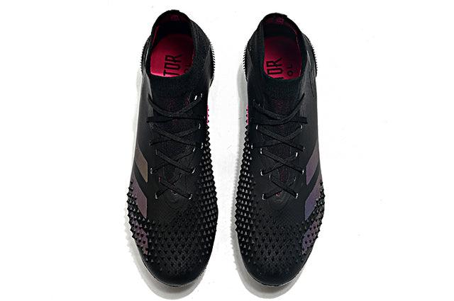 Chuteira Campo Adidas Predator Mutator .1 FG Black/Pink - Cano Alto - Loja da Seven Oficial