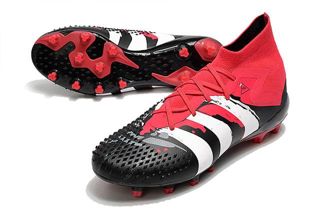 Chuteira Campo Adidas Predator Mutator .1 FG Black/Red/White - Cano Alto - Loja da Seven Oficial