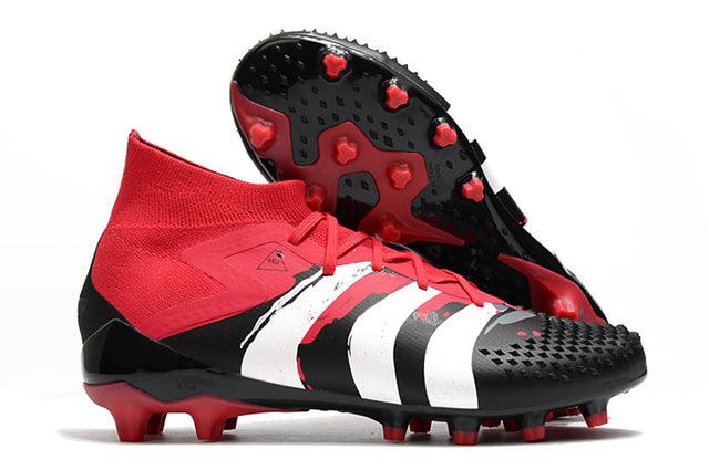 Chuteira Campo Adidas Predator Mutator .1 FG Black/Red/White - Cano Alto - Loja da Seven Oficial