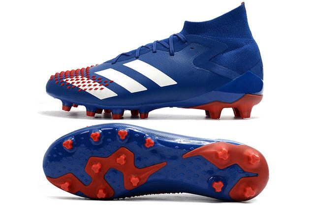 Chuteira Campo Adidas Predator Mutator .1 FG Blue/Red - Cano Alto - Loja da Seven Oficial