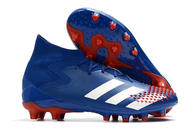 Chuteira Campo Adidas Predator Mutator .1 FG Blue/Red - Cano Alto - Loja da Seven Oficial