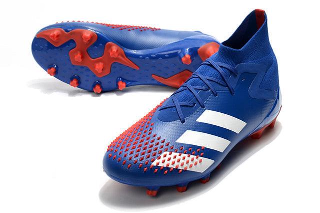 Chuteira Campo Adidas Predator Mutator .1 FG Blue/Red - Cano Alto - Loja da Seven Oficial