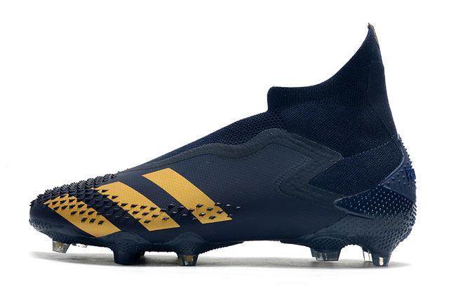 Chuteira Campo Adidas Predator Mutator .1 FG Navy Blue/Gold - Cano Alto - Loja da Seven Oficial