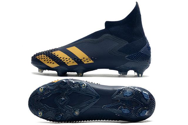 Chuteira Campo Adidas Predator Mutator .1 FG Navy Blue/Gold - Cano Alto - Loja da Seven Oficial