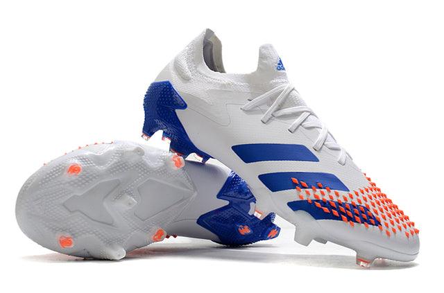 Chuteira Campo Adidas Predator Mutator .1 FG white/Blue - Cano Alto - Loja da Seven Oficial