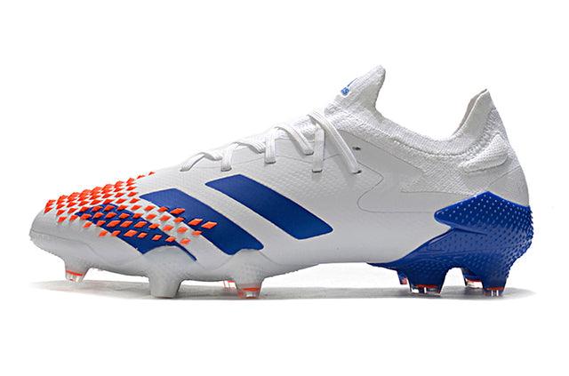 Chuteira Campo Adidas Predator Mutator .1 FG white/Blue - Cano Alto - Loja da Seven Oficial