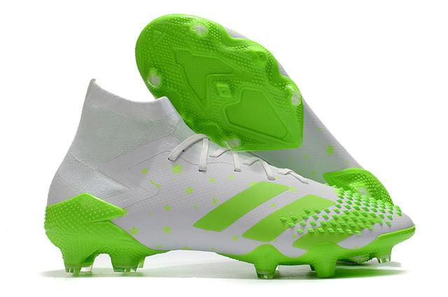 Chuteira Campo Adidas Predator Mutator .1 FG White/Green - Cano Alto - Loja da Seven Oficial