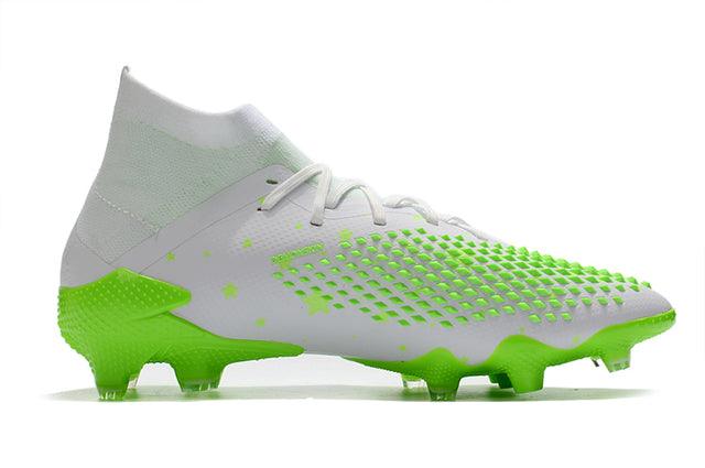 Chuteira Campo Adidas Predator Mutator .1 FG White/Green - Cano Alto - Loja da Seven Oficial