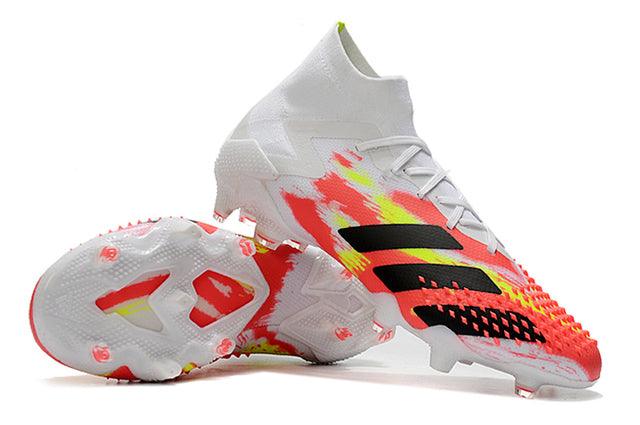 Chuteira Campo Adidas Predator Mutator .1 FG White/Red - Cano Alto - Loja da Seven Oficial