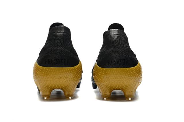 Chuteira Campo Adidas Predator Mutator + FG Black/Gold - Low - Loja da Seven Oficial