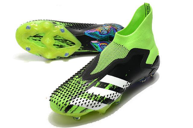 Chuteira Campo Adidas Predator Mutator + FG Black/Green - Cano Alto - Loja da Seven Oficial