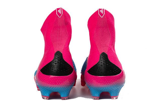 Chuteira Campo Adidas Predator Mutator + FG Black/Pink/Blue - Cano Alto - Loja da Seven Oficial