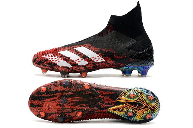 Chuteira Campo Adidas Predator Mutator + FG Black/Red - Cano Alto - Loja da Seven Oficial