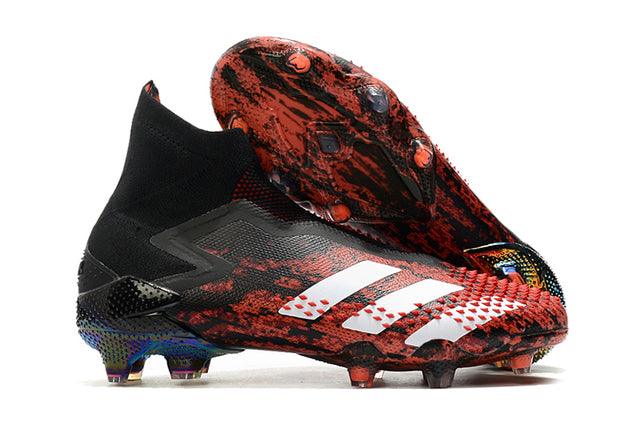 Chuteira Campo Adidas Predator Mutator + FG Black/Red - Cano Alto - Loja da Seven Oficial