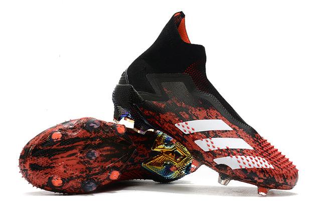 Chuteira Campo Adidas Predator Mutator + FG Black/Red - Cano Alto - Loja da Seven Oficial