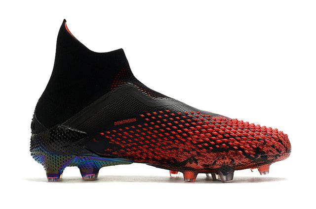 Chuteira Campo Adidas Predator Mutator + FG Black/Red - Cano Alto - Loja da Seven Oficial