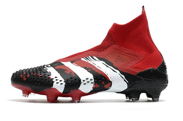 Chuteira Campo Adidas Predator Mutator + FG Black/Red/White - Cano Alto - Loja da Seven Oficial