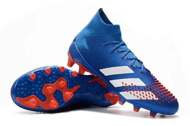 Chuteira Campo Adidas Predator Mutator + FG Blue - Cano Alto - Loja da Seven Oficial