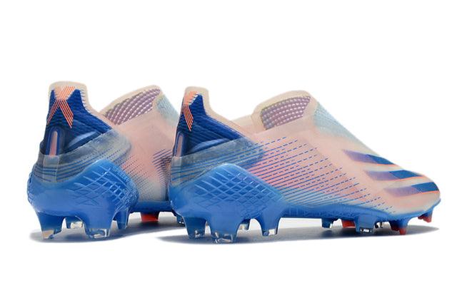 Chuteira Campo Adidas X Ghosted FG Blue/Rose - Loja da Seven Oficial