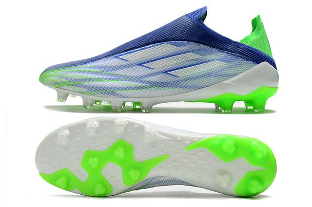 Chuteira Campo Adidas X SpeedFlow FG Verde/Azul - Loja da Seven Oficial